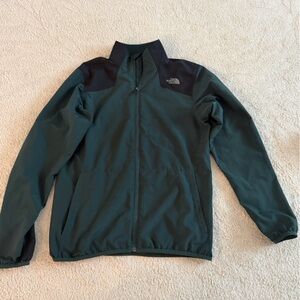 The North Face Men's Forest Green Lightweight Zip Jacket